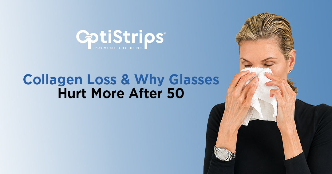 After 50, Glasses Hurt More: Why Collagen Loss and Nose Bridge Pressure Are Finally Being Addressed