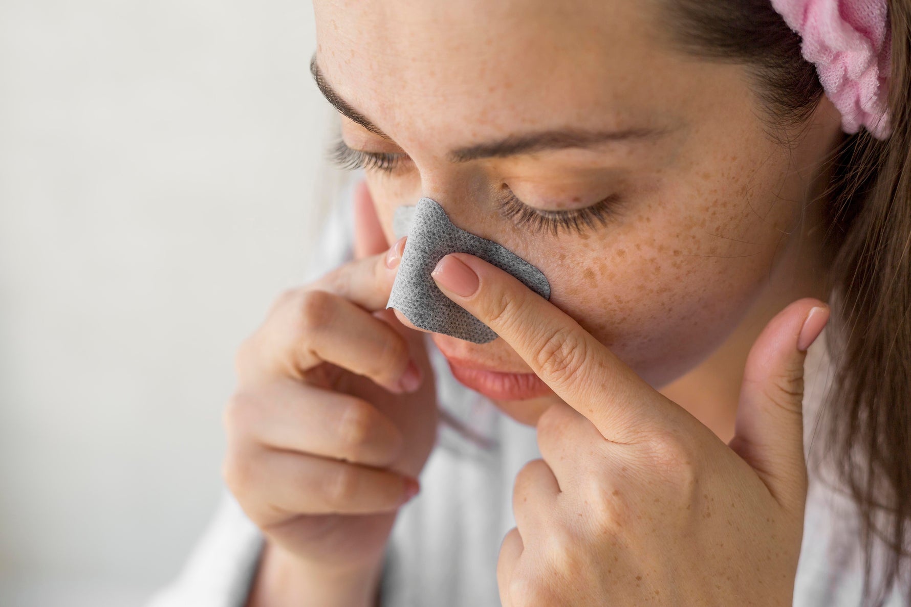 glasses leave nose mark